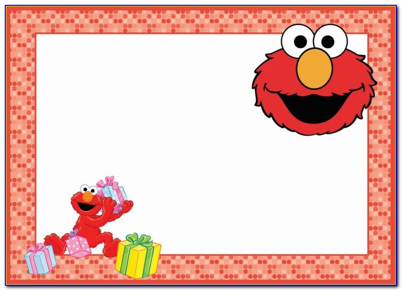 Elmo Birthday Cards Printable Free