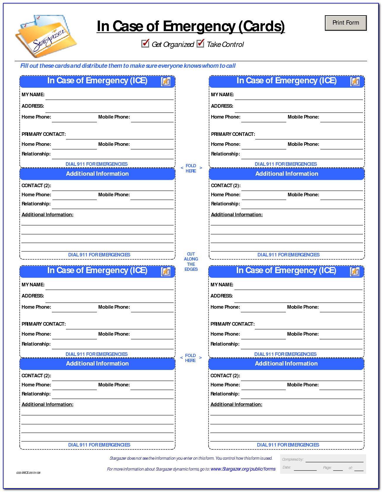 Emergency Services Id Card Template