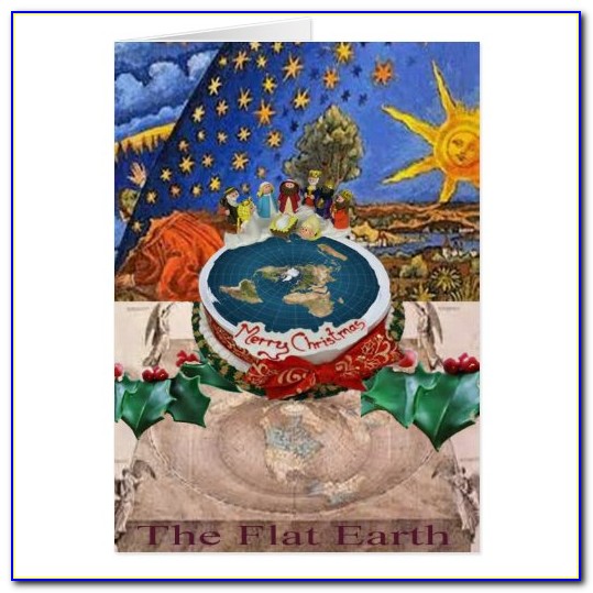 Flat Earth Birthday Card