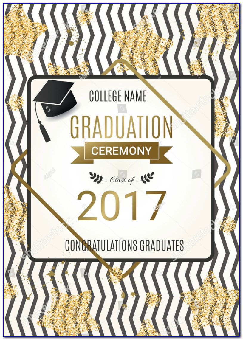 Free Online Graduation Invitation Card Design