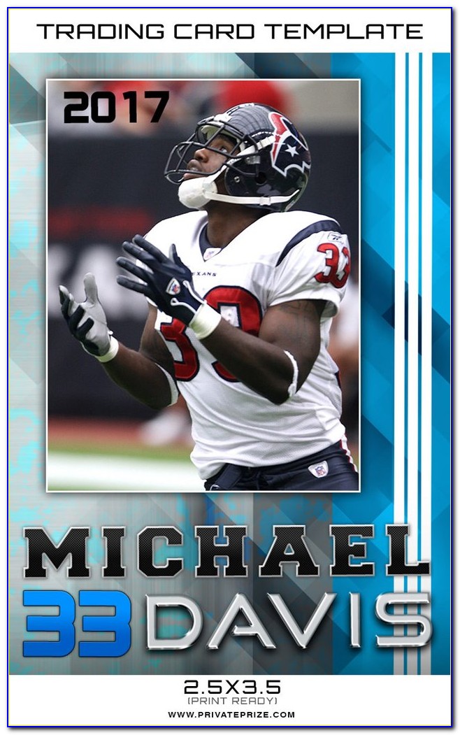 Free Sports Trading Card Template