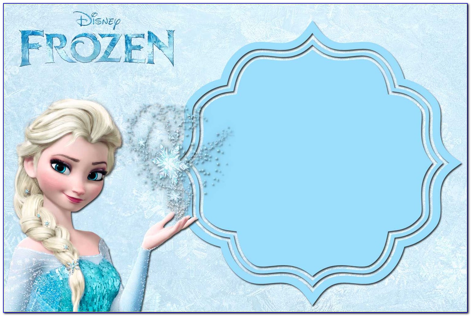 Frozen 2 Printable Birthday Card