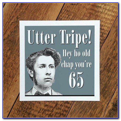 Funny 65th Birthday Cards Male