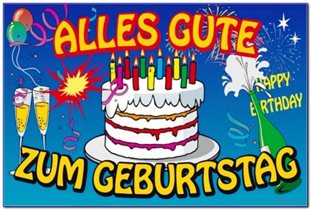 German Birthday Cards Online