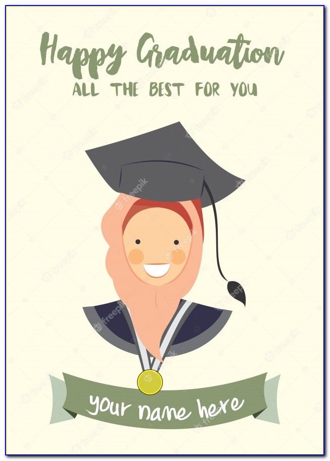 Graduation Card Template Microsoft Word