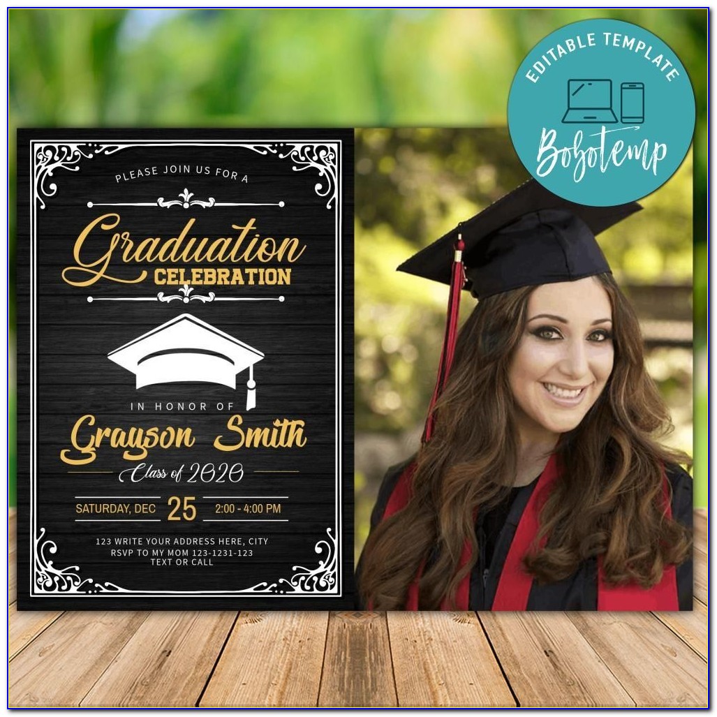 Graduation Card Template Printable