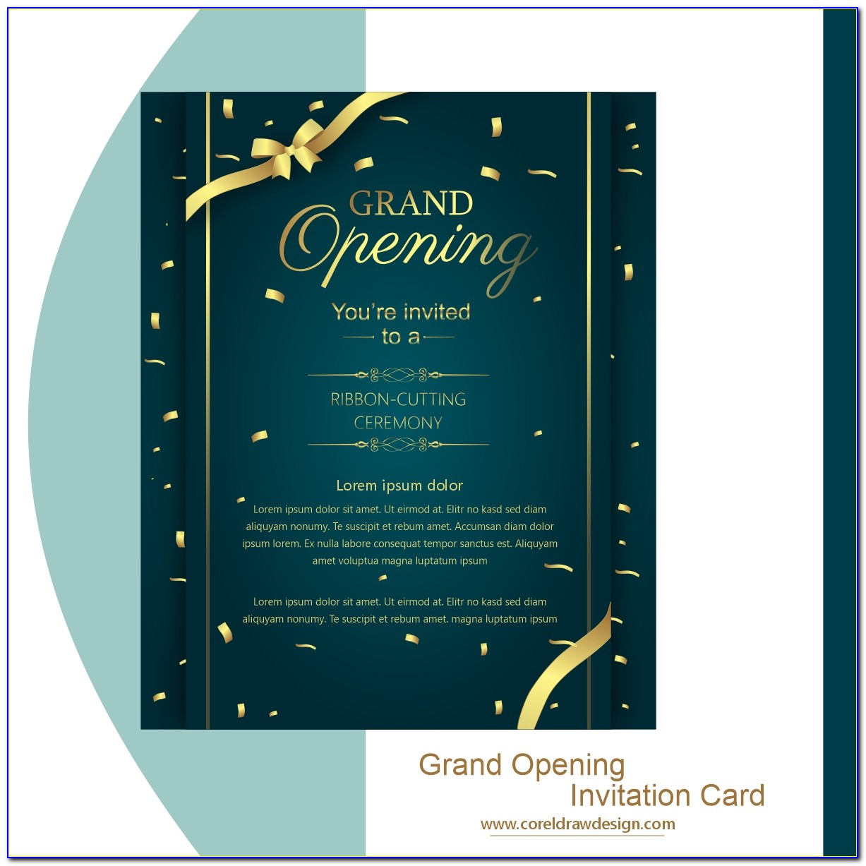 Grand Invitation Card Design