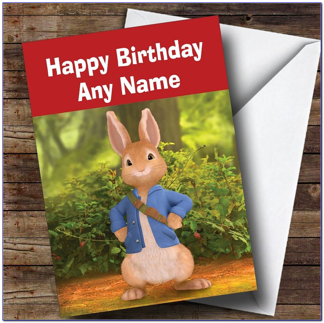 Grandson First Birthday Card Peter Rabbit