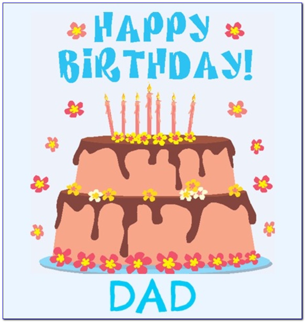 Happy Birthday Cards For Dad From Daughter Printable