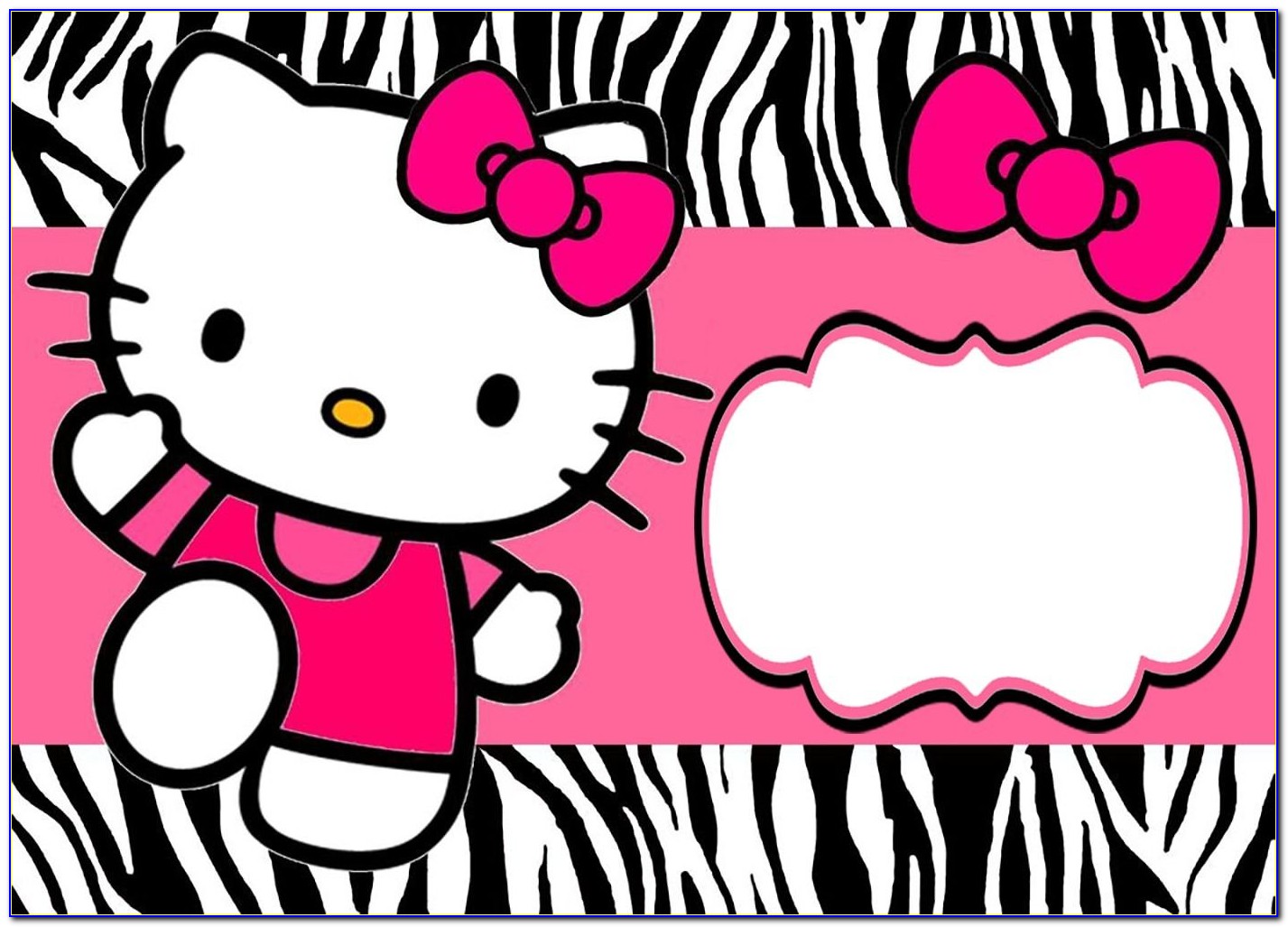 Hello Kitty Birthday Invitation Card Maker