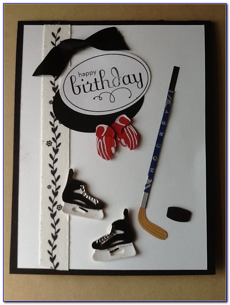 Hockey Birthday Card Printable