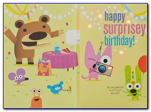 Hoops & Yoyo Birthday Cards