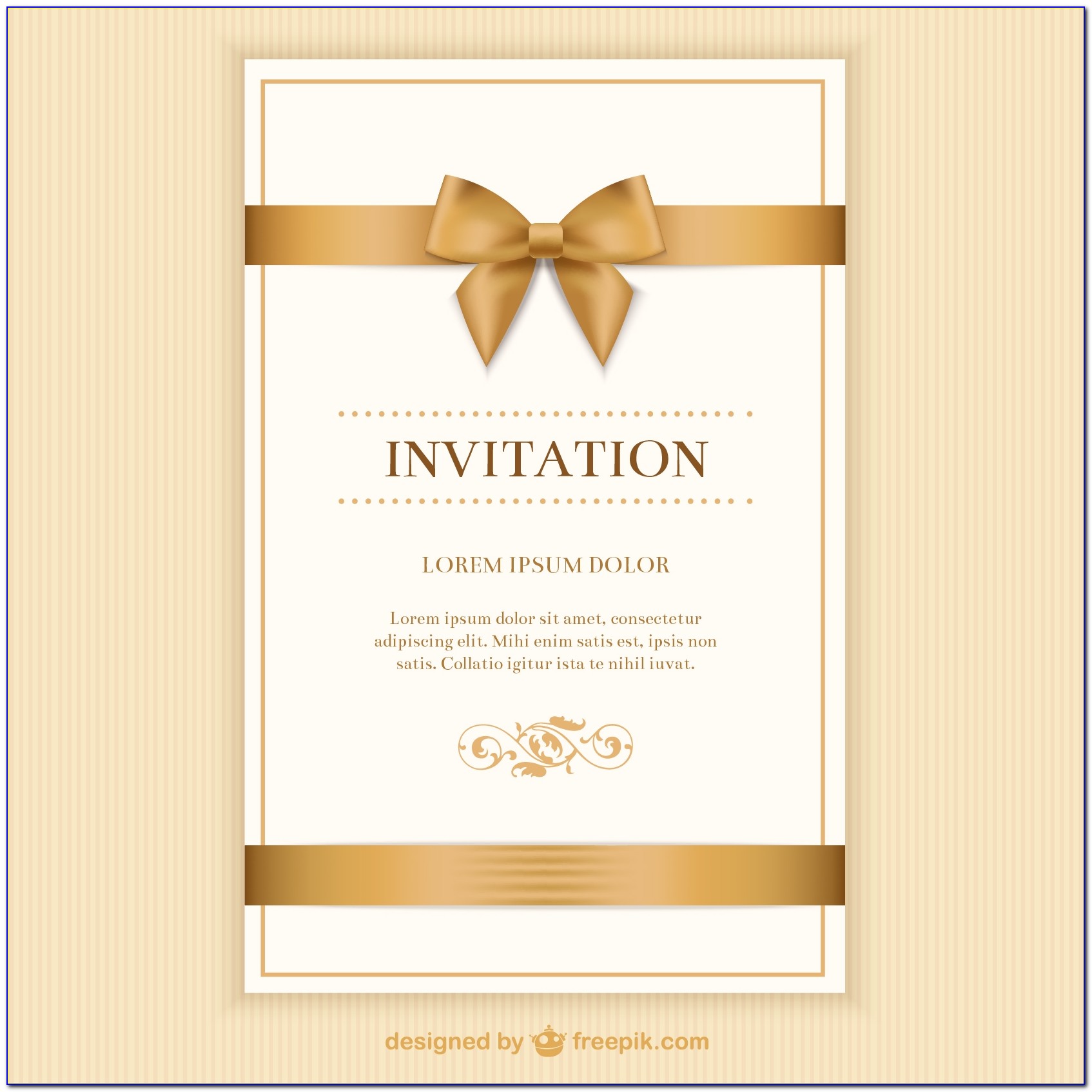 Invitation Card Template Download