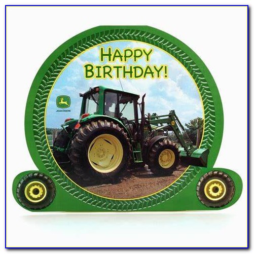 John Deere Birthday Card