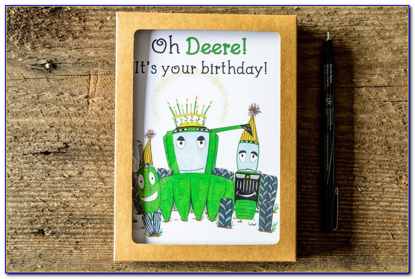 John Deere Birthday Cards
