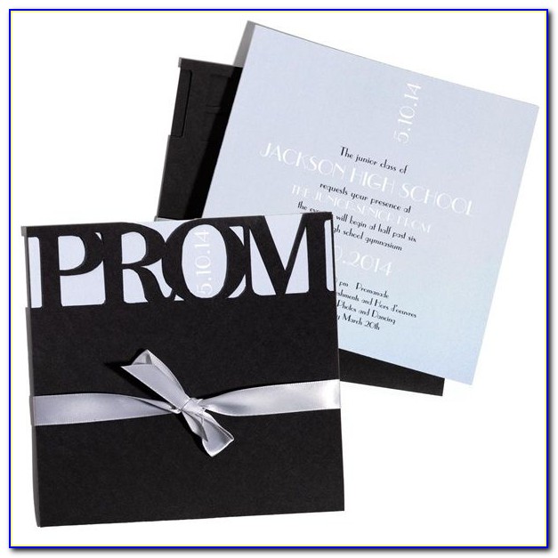 Js Prom Invitation Card Designs
