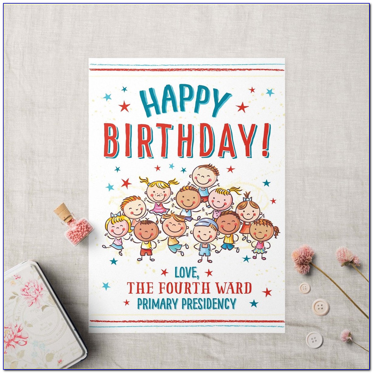 Lds Primary Birthday Cards