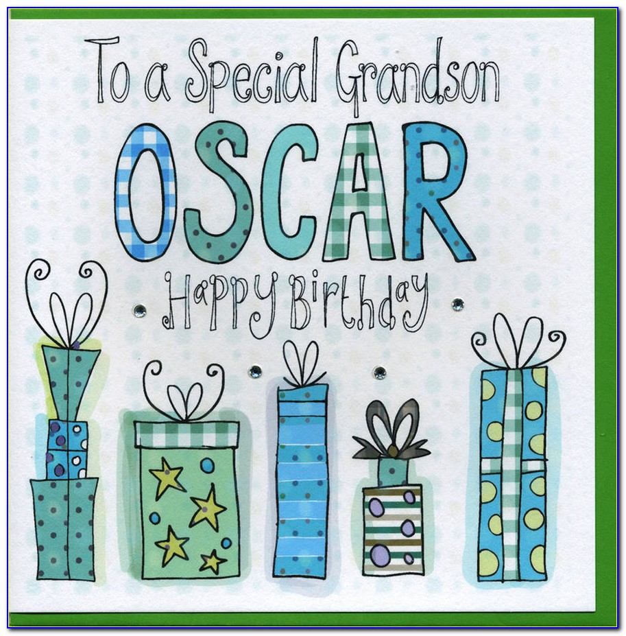 Make A Birthday Card For My Grandson