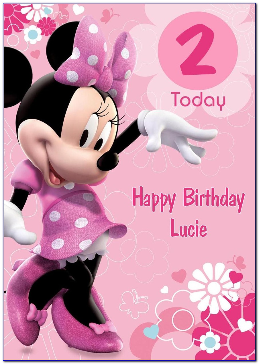 Mickey Mouse Birthday Party Invitation Card