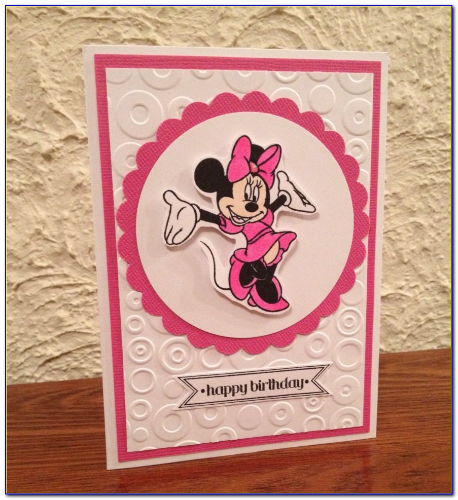 Minnie Birthday Card Box