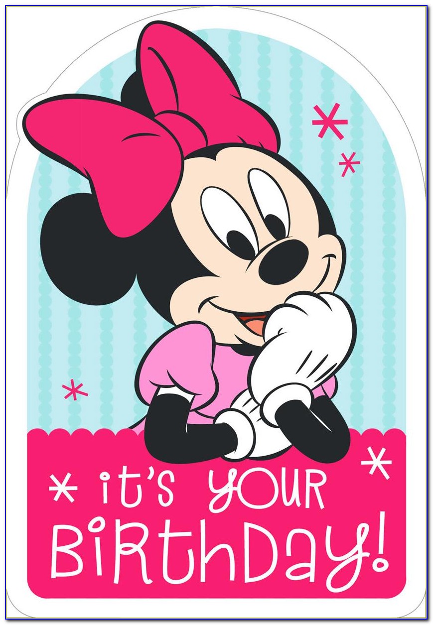 Minnie Birthday Cards