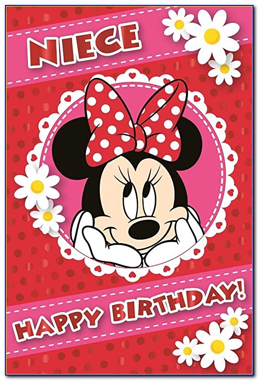 Minnie Mouse Birthday Card Free