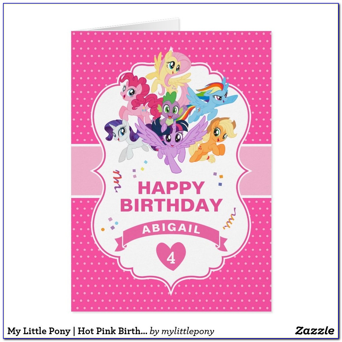 My Little Pony Birthday Cards To Print