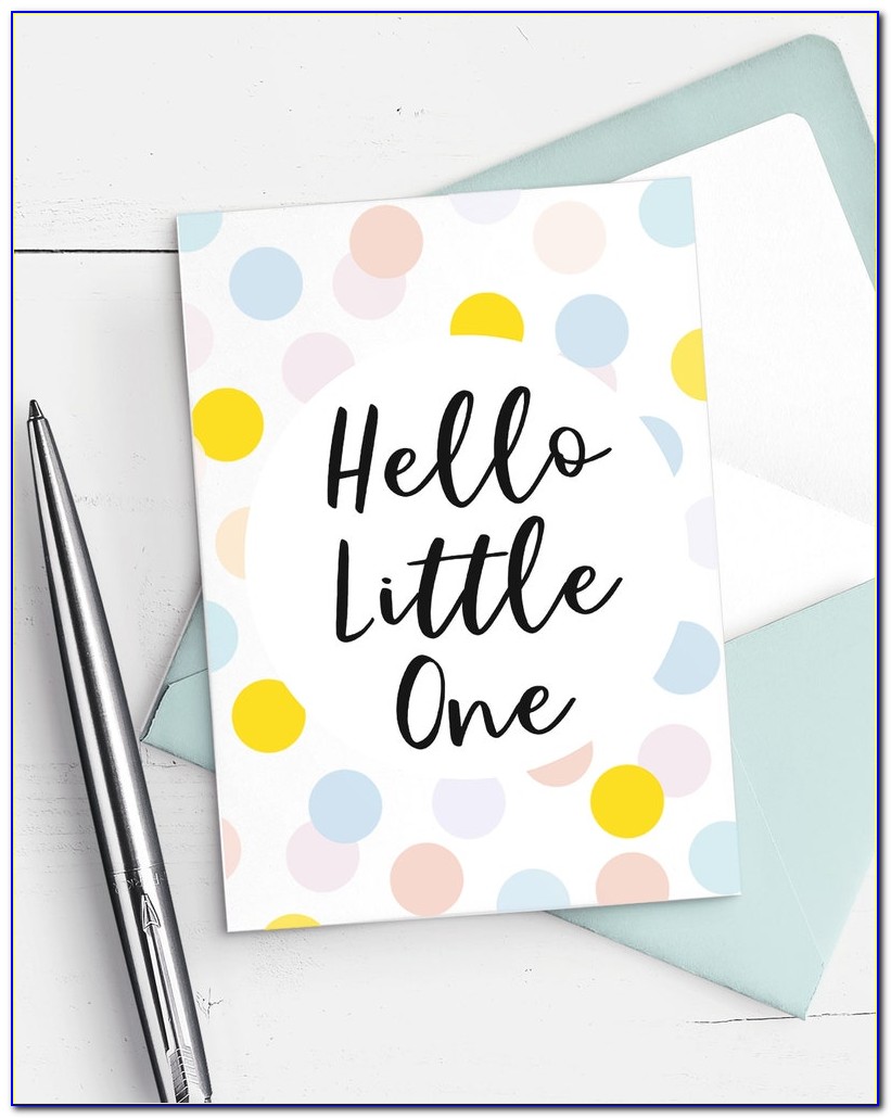 New Baby Card Template