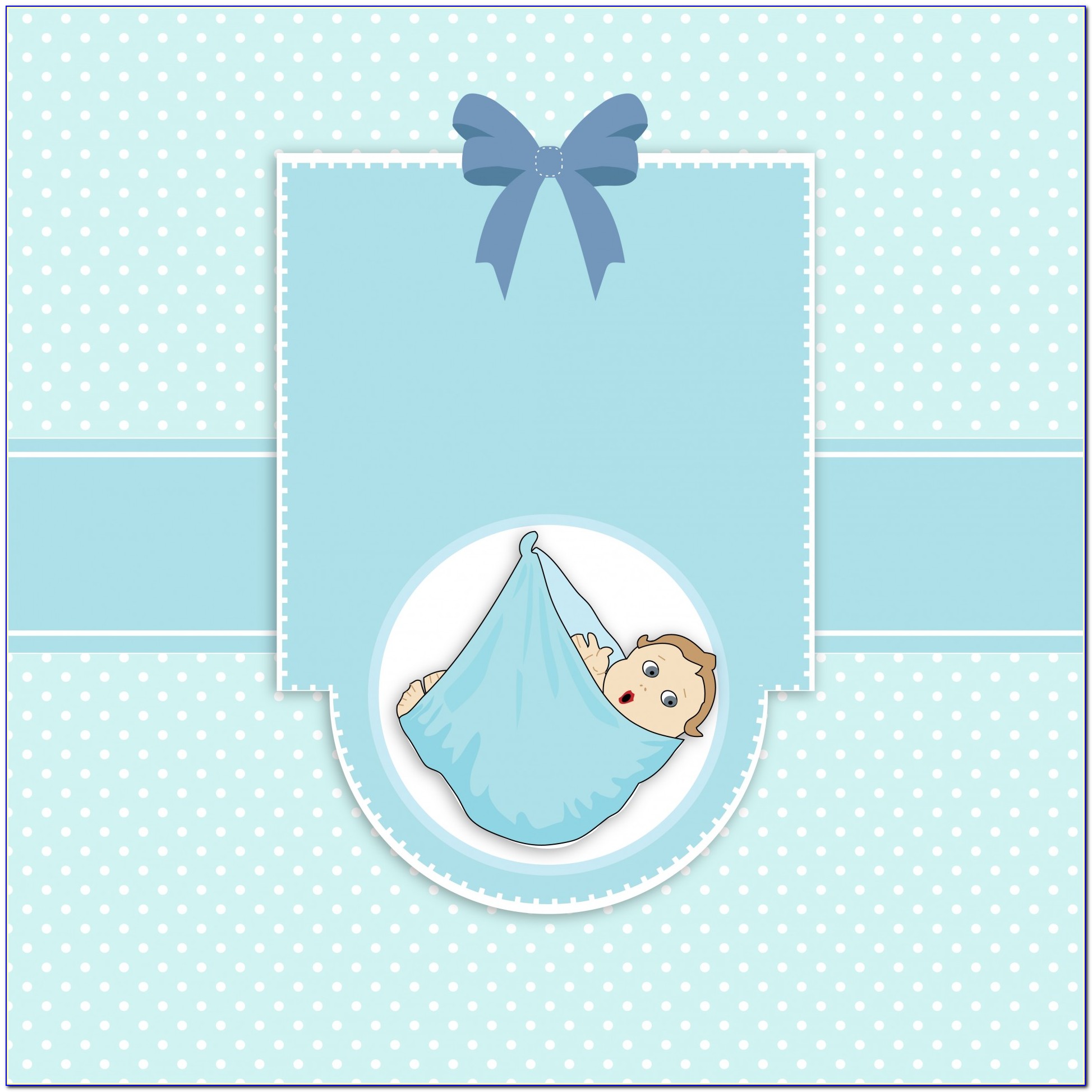 Newborn Baby Card Template Free