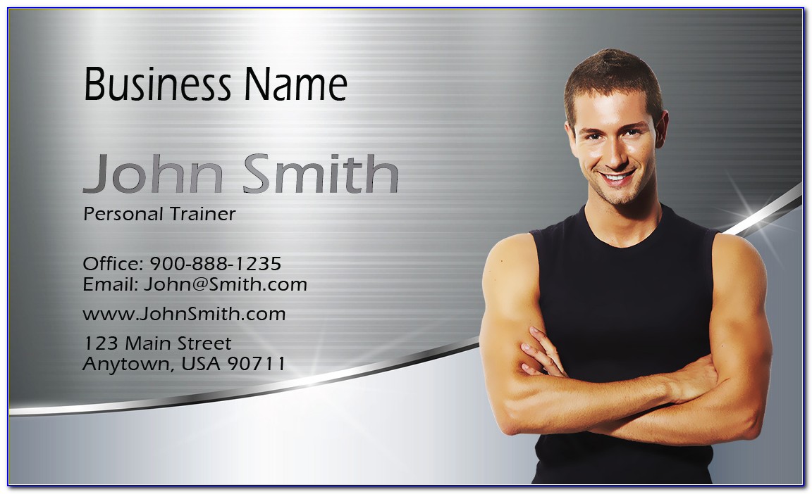 Personal Trainer Business Card Templates Free