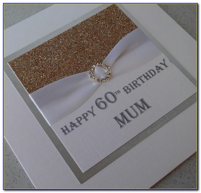 Personalised 60th Birthday Card Mum