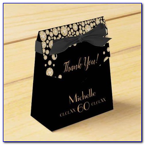 Personalised 60th Birthday Thank You Cards