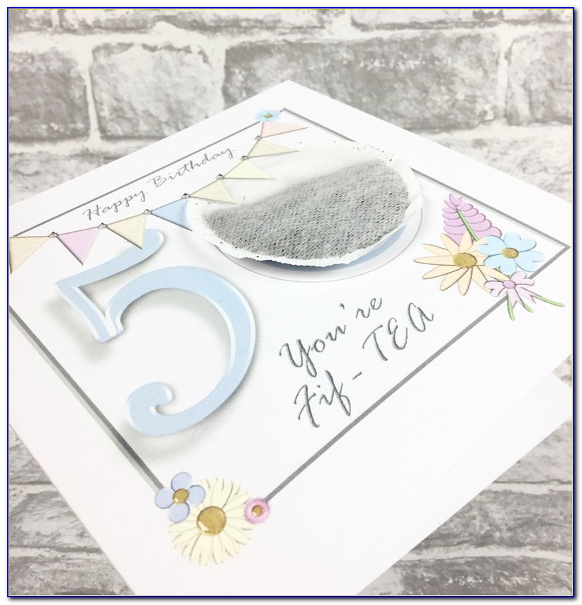 Personalised Daughter 50th Birthday Cards