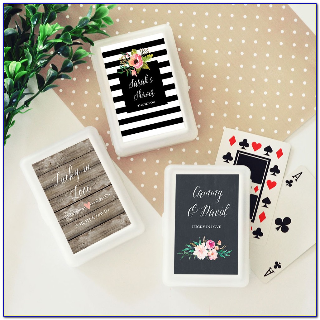 Personalized Deck Of Playing Cards Wedding