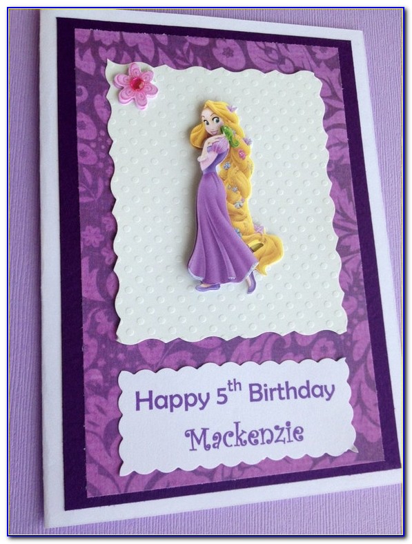 Princess Theme Birthday Invitation Card Free