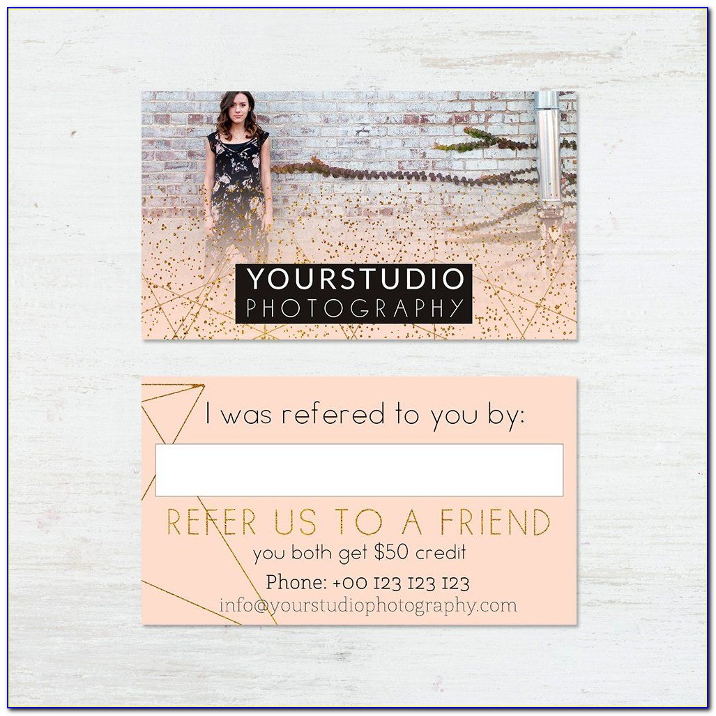 Referral Thank You Card Template