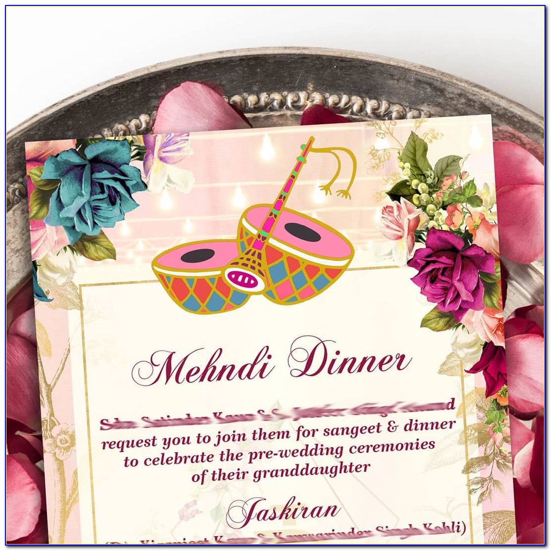 Sangeet Invitation Card Design Online