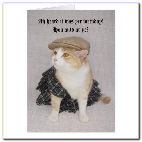 Scottish Humour Birthday Cards