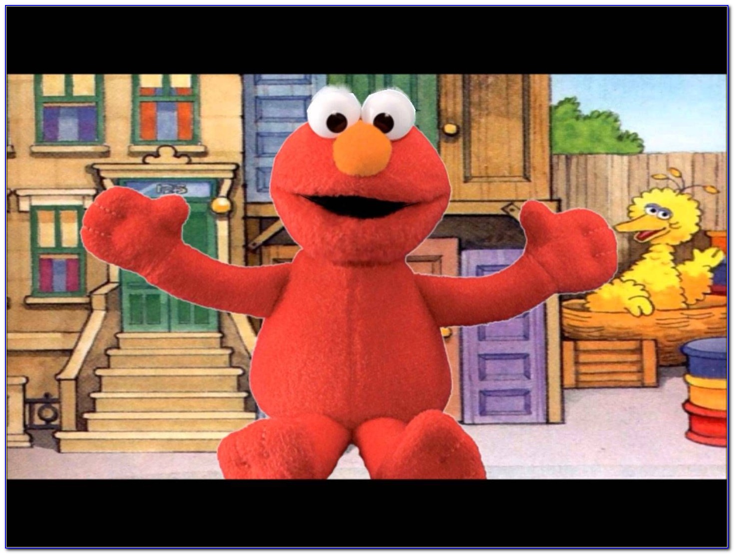 Singing Elmo Birthday Card
