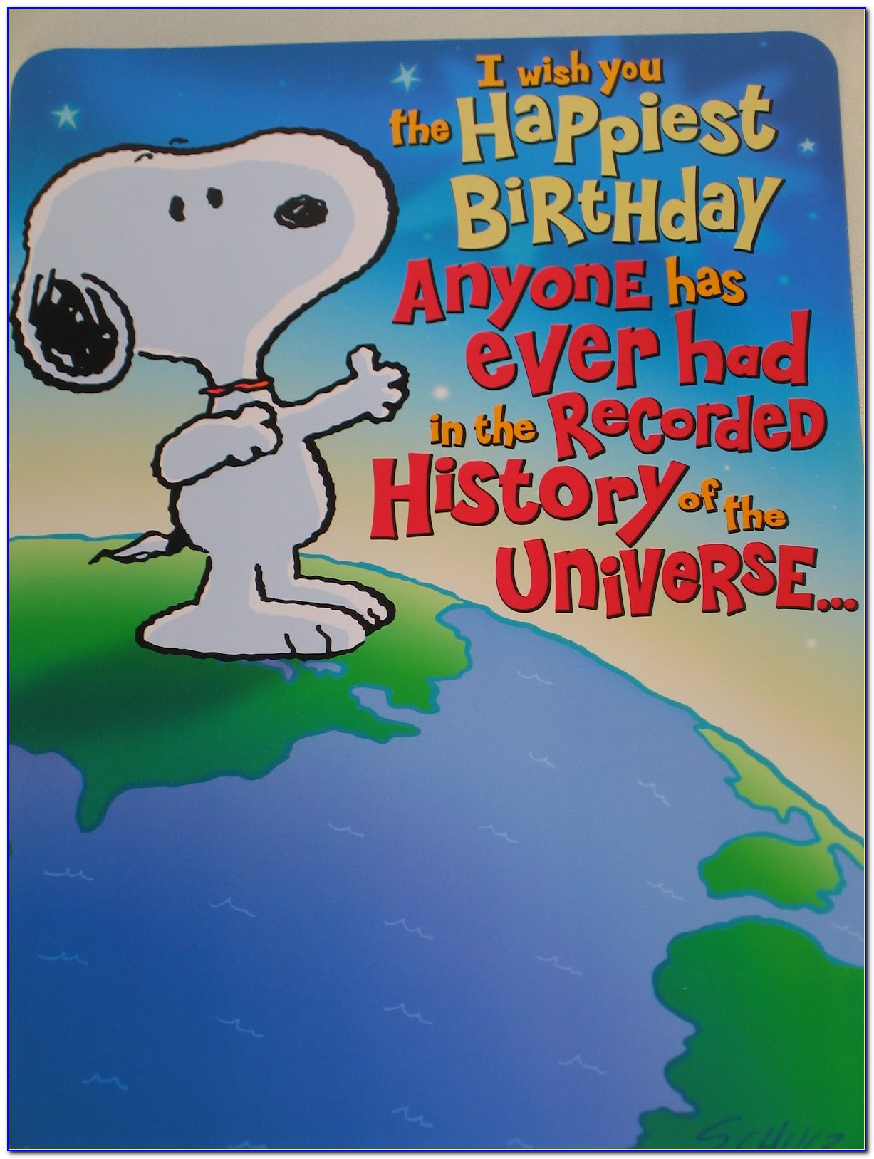 Snoopy Happy Birthday Cards
