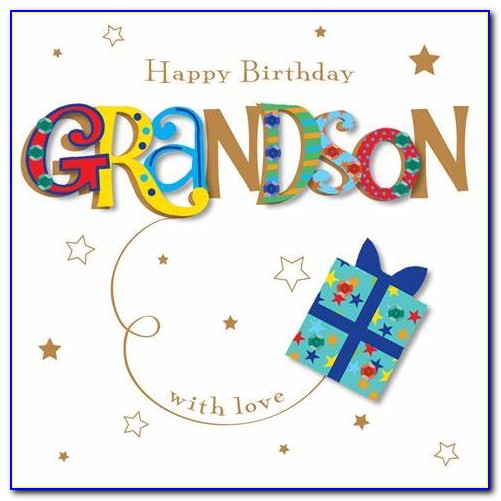 Special Grandson Birthday Cards