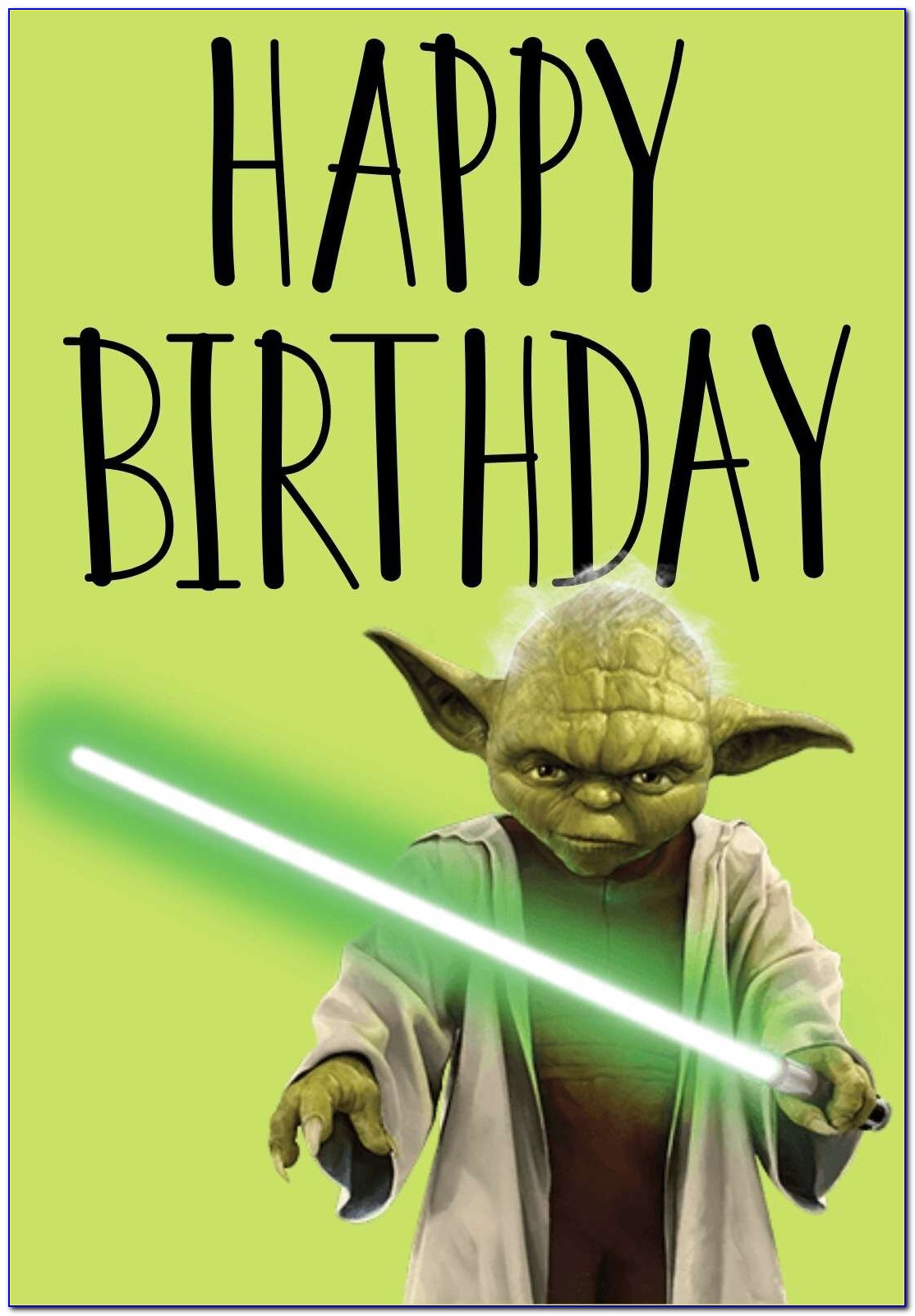 Star Wars Birthday Card Printable Free