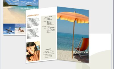 Travel Brochure Template Word