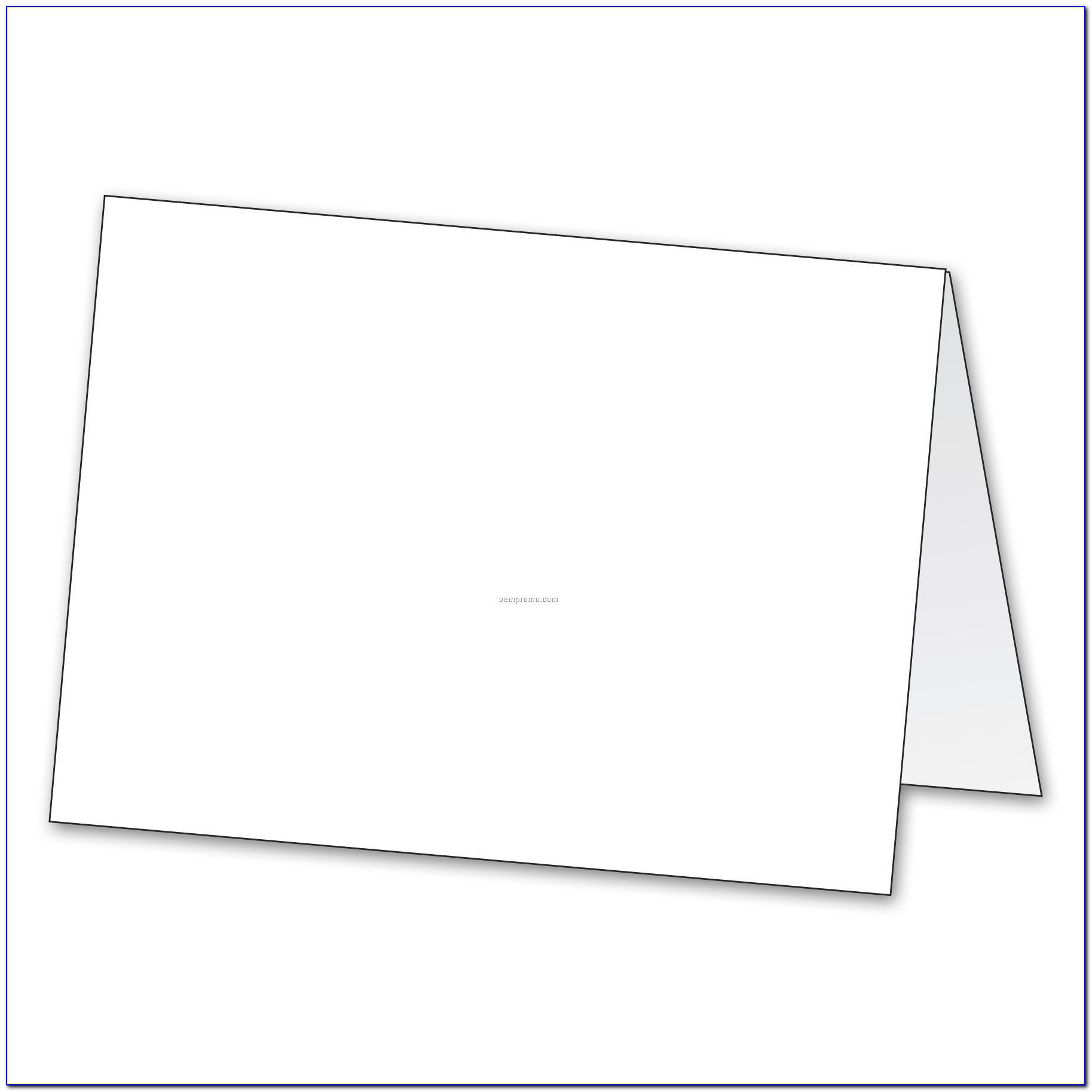 Two Sided Tent Card Template Word