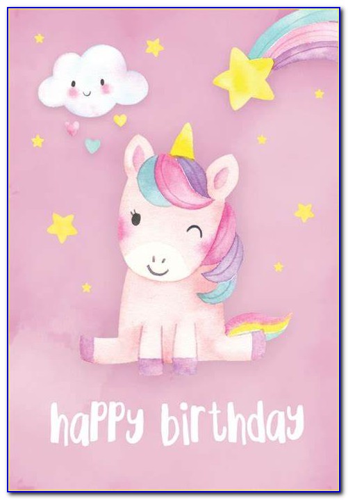 Unicorn Birthday Card Sayings