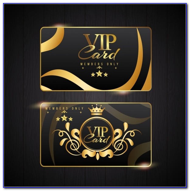 Vip Card Template Free