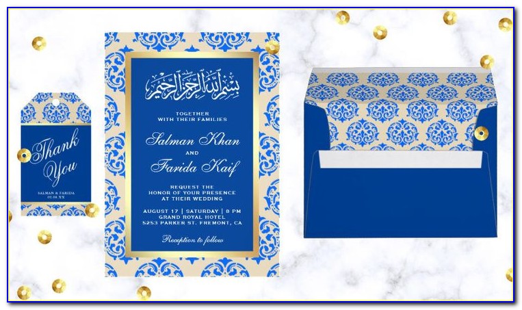 Walima Wedding Invitation Cards