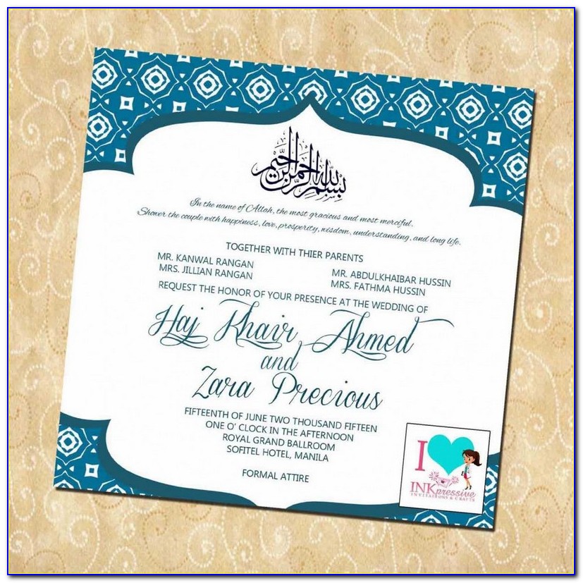 Walima Wedding Invitations