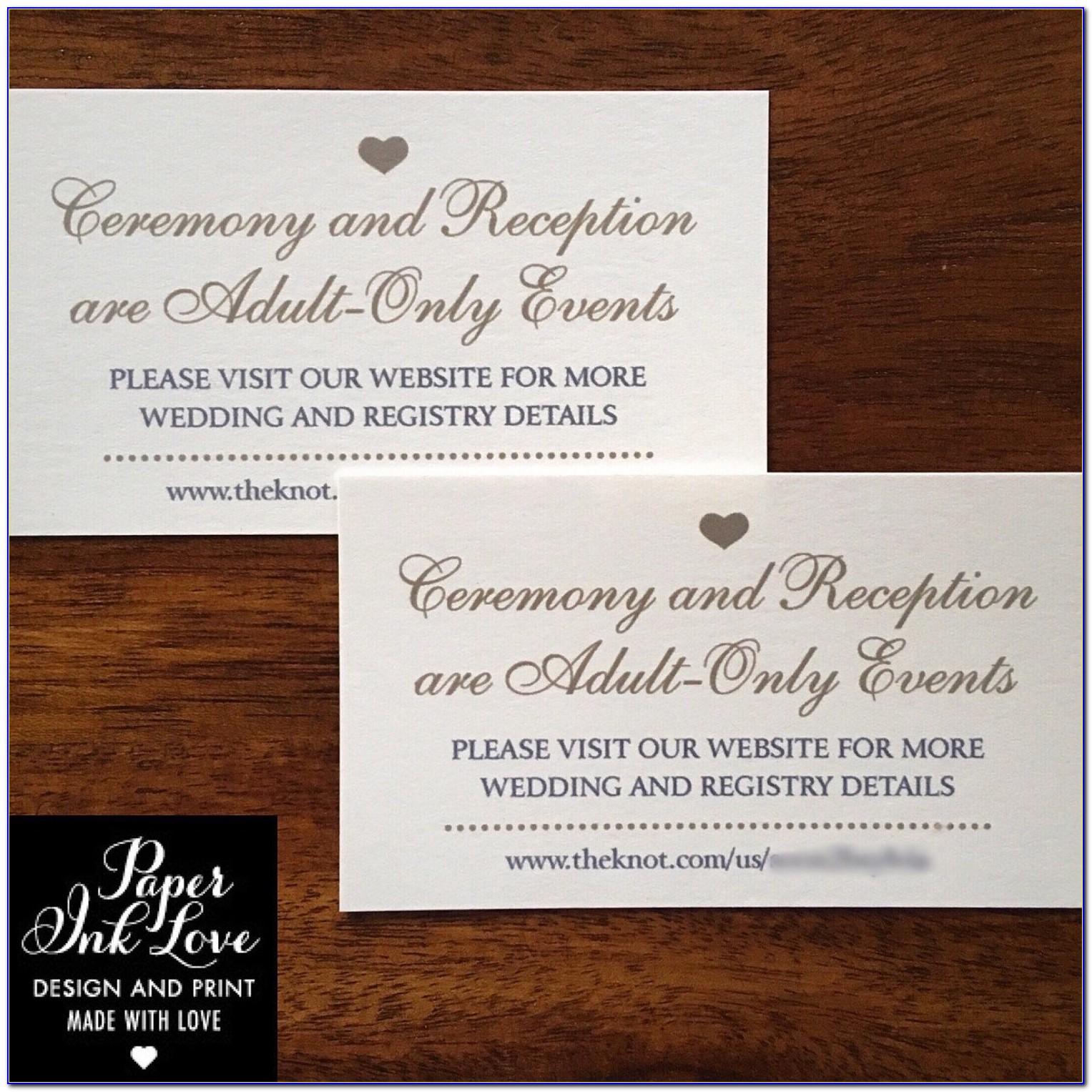 Wedding Invitation Enclosure Cards Etiquette