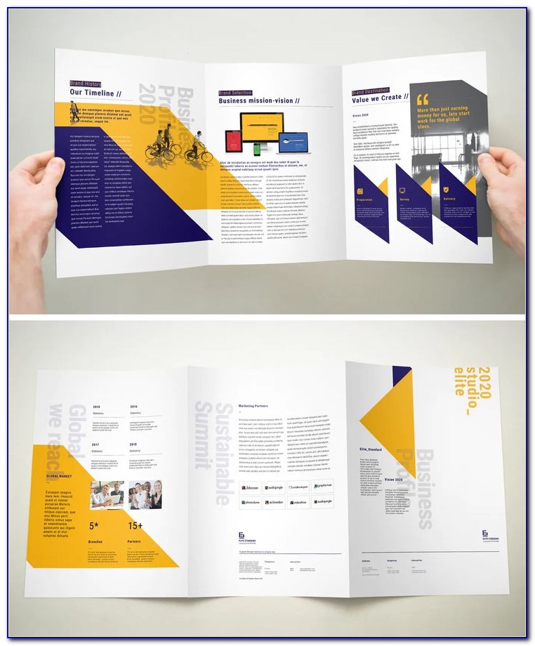 Tri Fold Brochure Indesign Template Free Download